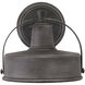 Portland 1 Light 10 inch Weathered Pewter Outdoor Wall Lantern